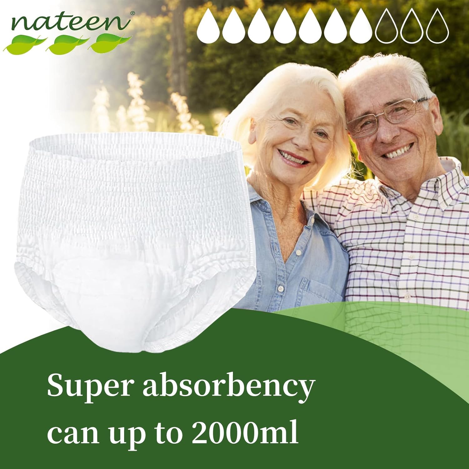 Izjemna vpojnost, do 2 000 ml
