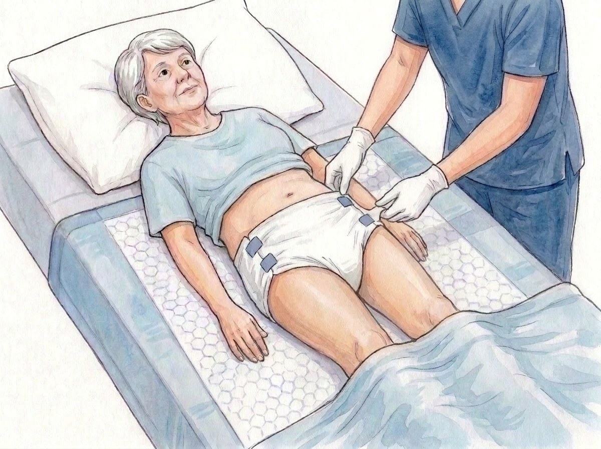 9. Dvignite sprednji del čez trebuh, zaščitne pregrade naj bodo v dimljah